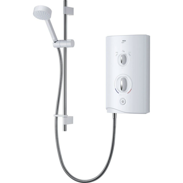 Mira Sport Shower 7.5 kw White / Chrome (1.1746.001) Plumbsave