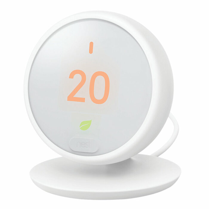 nest e learning thermostat and hot water control