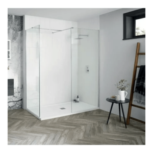 Aquadart 600mm Wetroom 8 Glass Shower Panel - AQ8241S