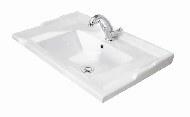 600MM TRADITIONAL 1 TAP HOLE BASIN
