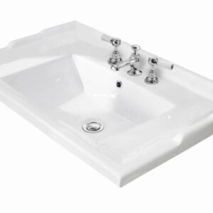 600MM TRADITIONAL 3 TAP HOLE BASIN