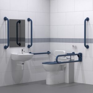 Back to wall Doc M toilet pack with steel concealed fixing grab rails crop 1 1