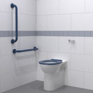 Back to wall ambulant Doc M toilet pack with steel concealed fixing grab rails AMBBTWC crop