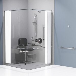 Concealed valve Doc M shower pack with stainless steel luxury concealed fixing grab rails – 321102 SP crop