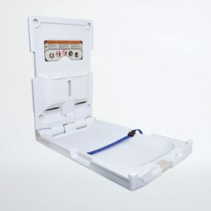 Premium baby changing unit vertical white RAL 9016