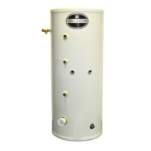 Telford Tempest Heat Pump Indirect Unvented Stainless Steel Hot Water Cylinder 250 Litre Slim Line - TSMI250HPSL