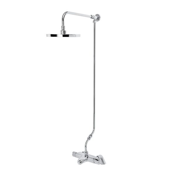 Bristan Assure TMV2 Wall Mounted Thermostatic Bath Shower Mixer With Fixed Head Kit