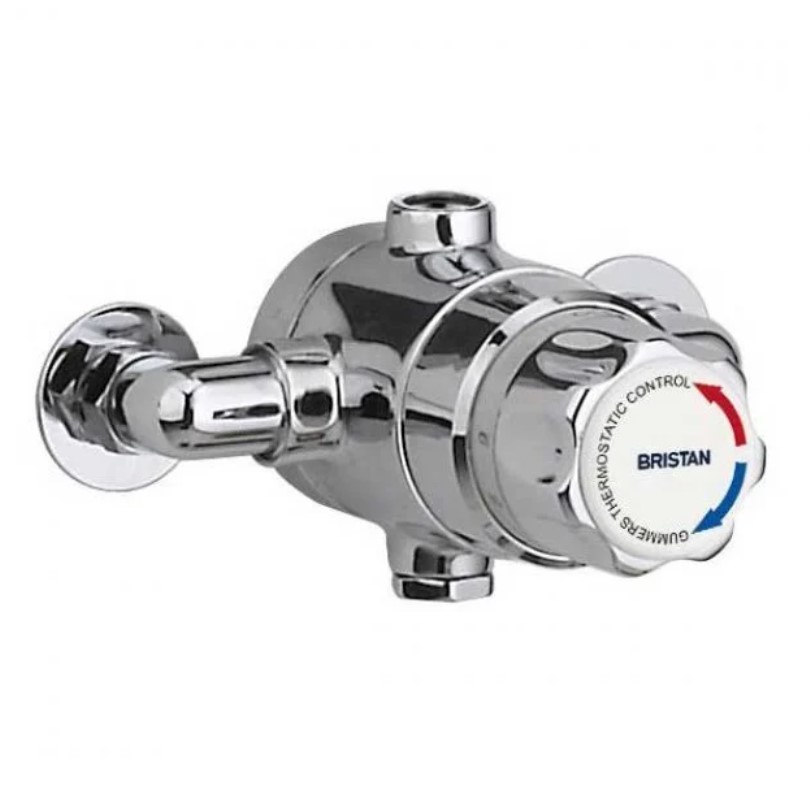 Bristan 15mm Thermostatic Exposed Mixing Valve - No shut off (TS1503ECP-2000-MK)