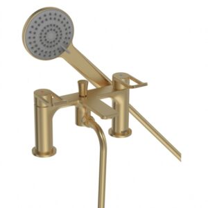 Bristan Saffron Bath Shower Mixer - Brushed Brass (SAF BSM BB)
