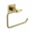 Bristan Square Toilet Roll Holder Brushed Brass SQ ROLL BB 1