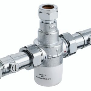 Bristan 15mm TMV3 Thermostatic Mixing Valve with Isolation (MT503CP-ISO)