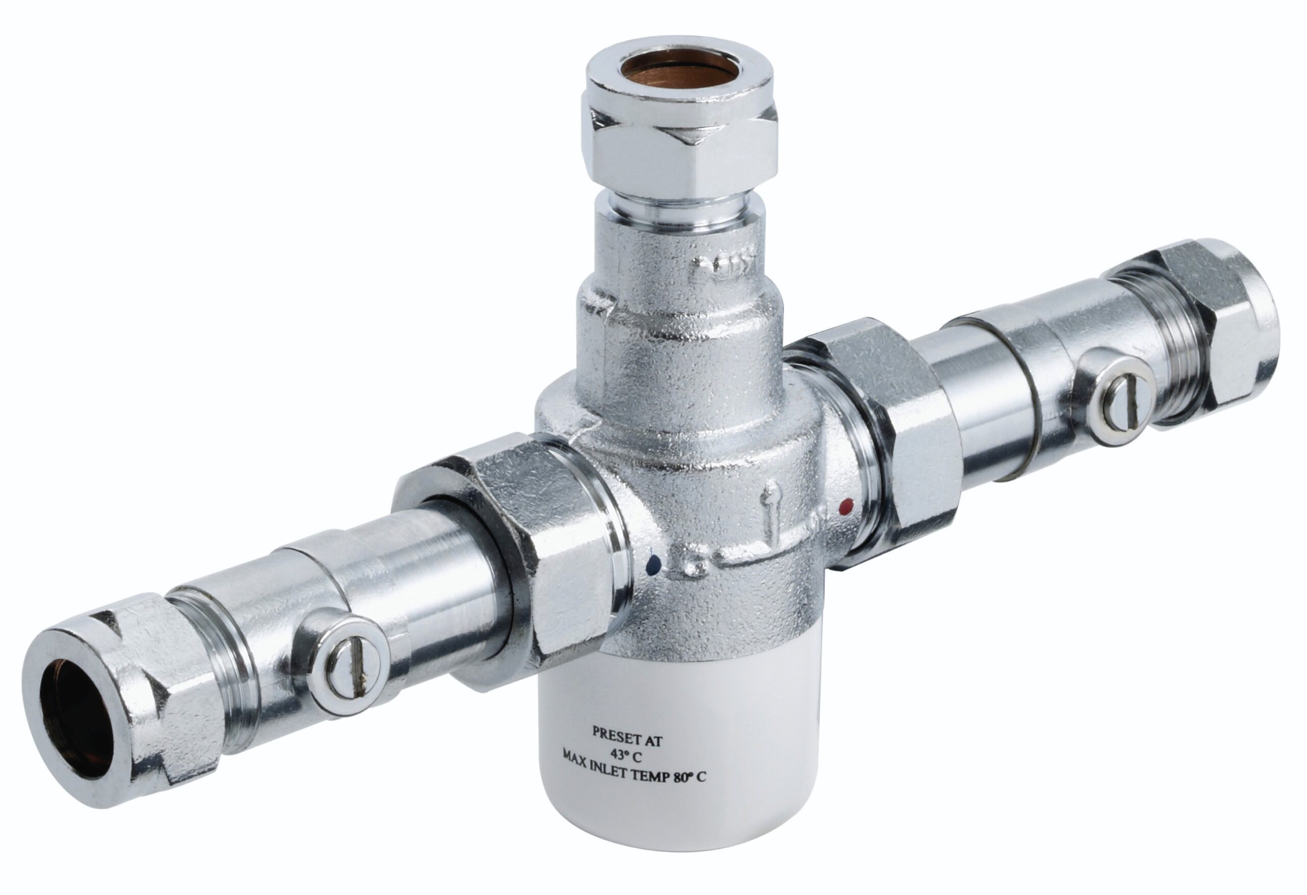 Bristan 15mm TMV3 Thermostatic Mixing Valve with Isolation (MT503CP-ISO)