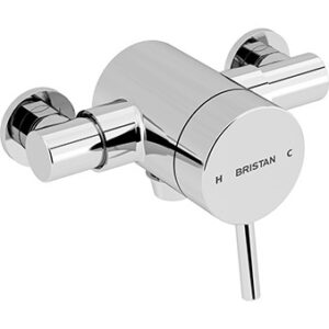 Bristan Prism Exposed Single Control Shower - Bottom Outlet (PM2 SQSHXVO C)
