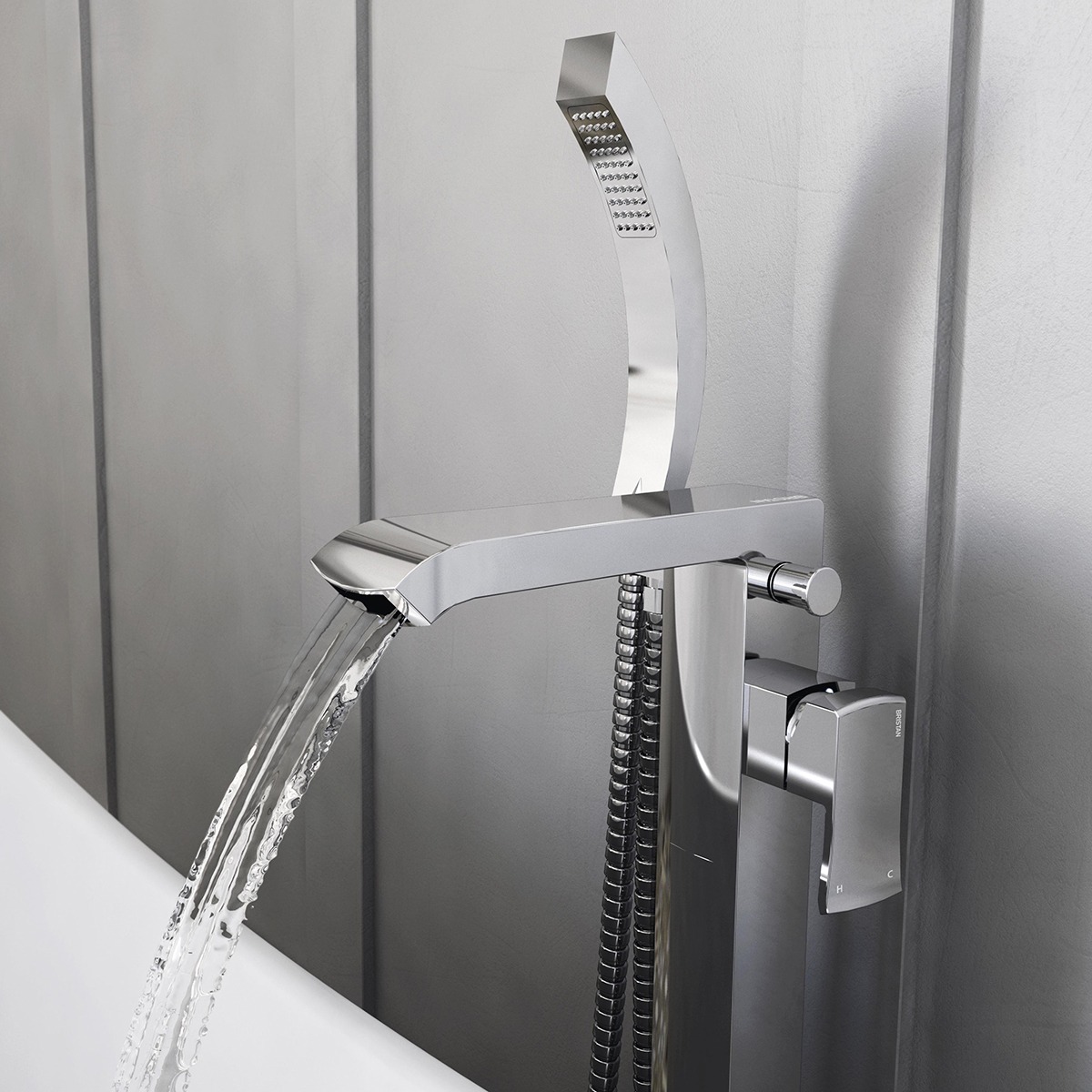 Bristan Tangram Bath Shower Mixer (TAN BSM C)