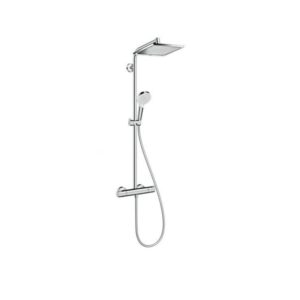 Hansgrohe Crometta E Showerpipe 240 1jet with thermostatic shower mixer