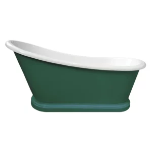 image of the Bayswater Forest Green BAYB122 Slipper Boat Bath