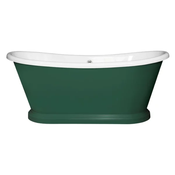 Bayswater BAYB125 Double Ended Boat Bath Forest Green 1700x750