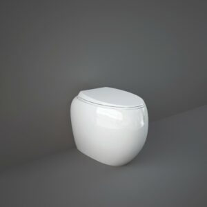 RAK Ceramics Cloud Back to Wall Pan with Universal Trap and Soft Close Seat (Urea) CLOBTWPAN/SC