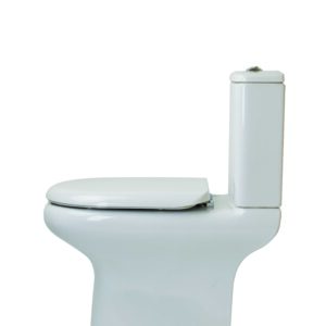 RAK Ceramics Compact Extended Deluxe Rimless Full Acess WC Pack without Seat COMPAK75NS