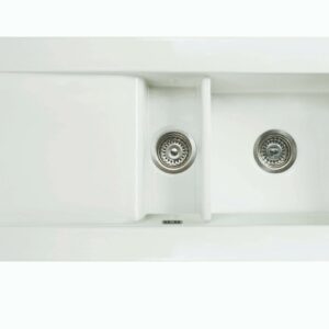 RAK Ceramics Gourmet Dream Sink 1; 1.5 Bowl with Single Reversible Drainer DSINK1