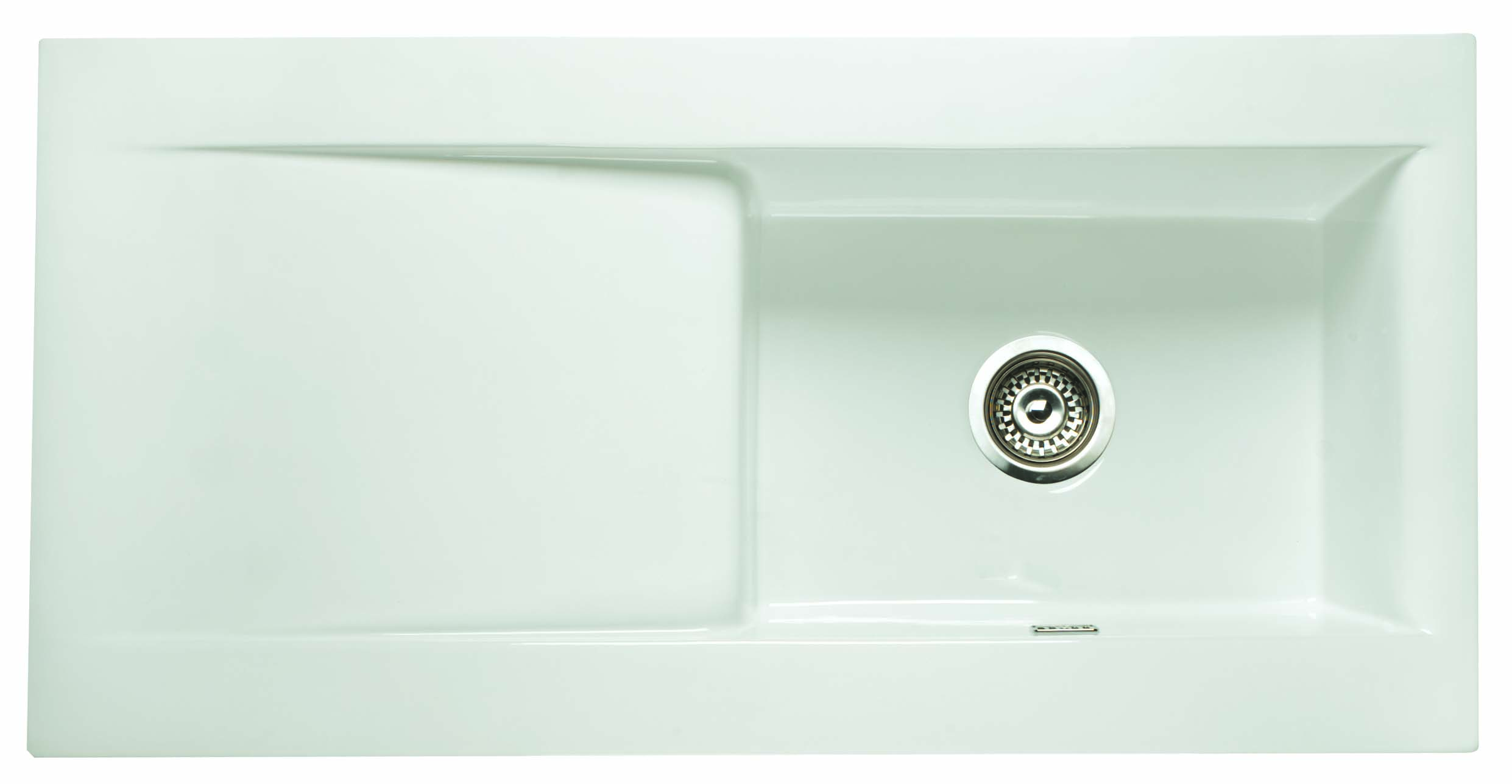 RAK Ceramics Gourmet Dream Sink 2; Single Bowl; Single Reversible Drainer DSINK2