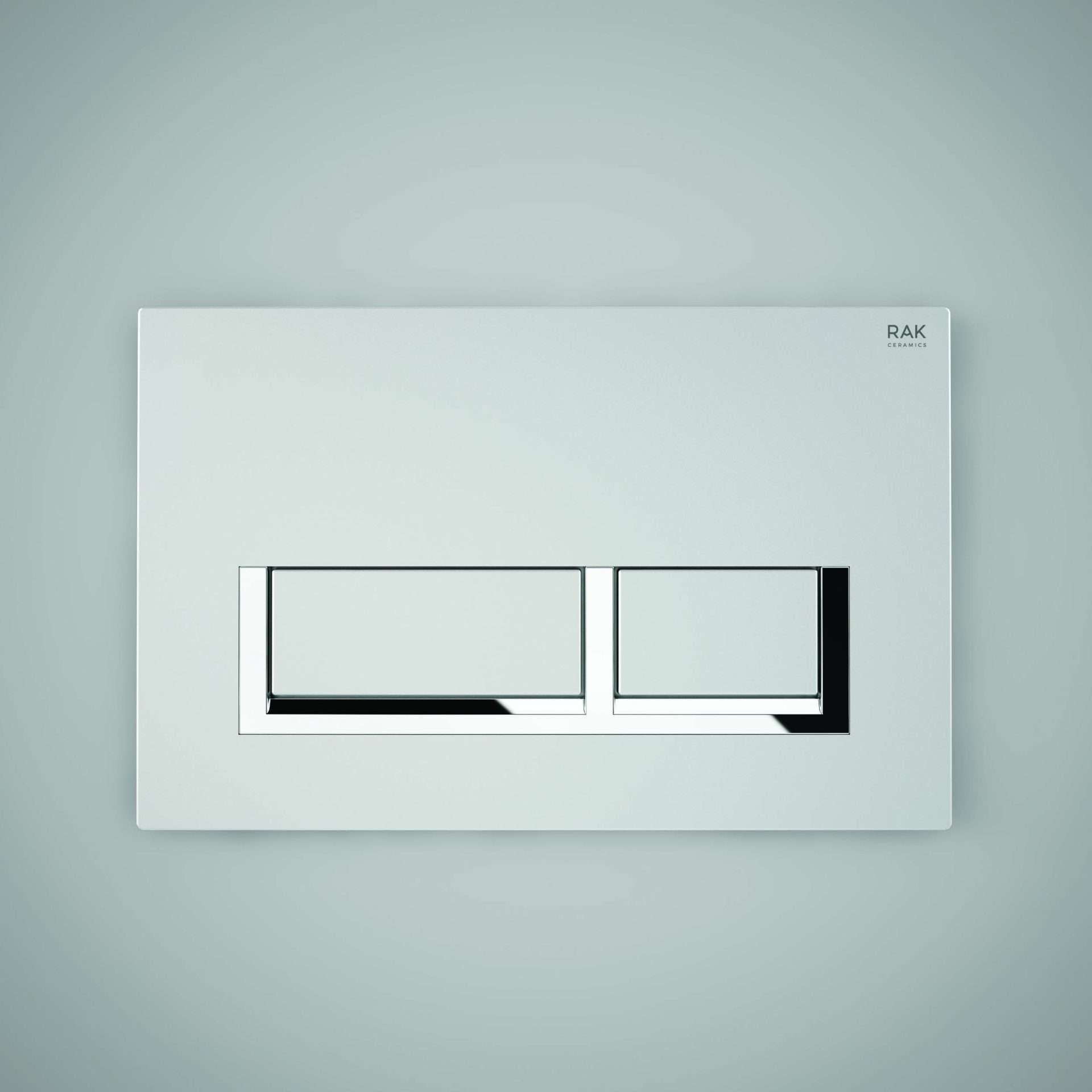 RAK Ceramics Rectangular Push Plate For 8cm Cistern FS04RAKCPM8C