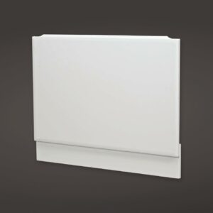 RAK Ceramics 800x585mm High Gloss White End Bath Panel MNHTEP800