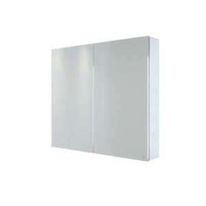 RAK Ceramics Gemini 600x700 Alluminium Double Door Mirrored Cabinet w/adjustable shelves RAKGEM5002