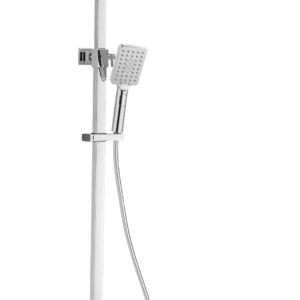 RAK Ceramics Compact Square Exposed Thermostatic Shower Column with Fixed Head and Shower Kit RAKSHW6006
