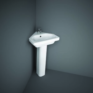 RAK Ceramics Resort Slim Standard Height Pedestal for 50cm basin and 45cm corner basin RSTSLPED