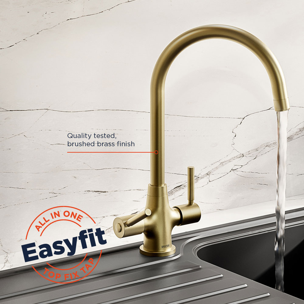 Monza Easyfit Sink Brushed Brass (MZ SNK EF BB)