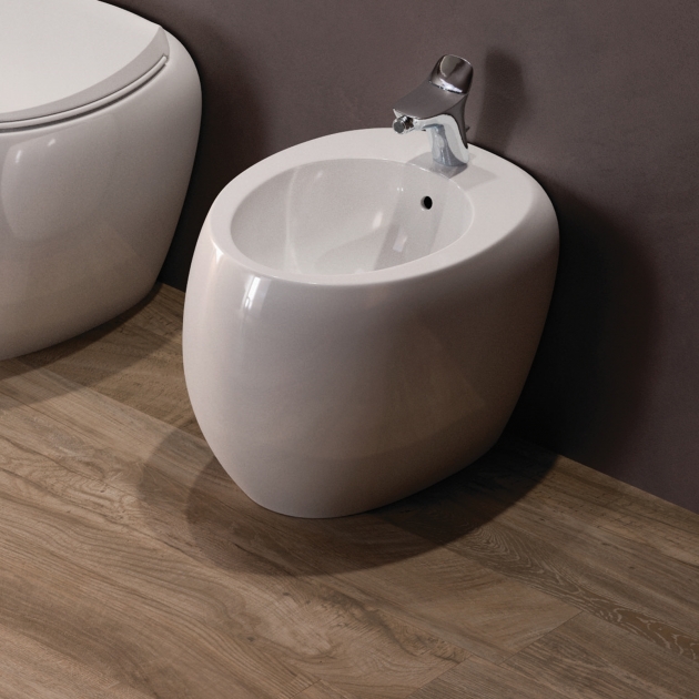 RAK Ceramics Cloud Back To Wall Bidet 1th in Gloss White