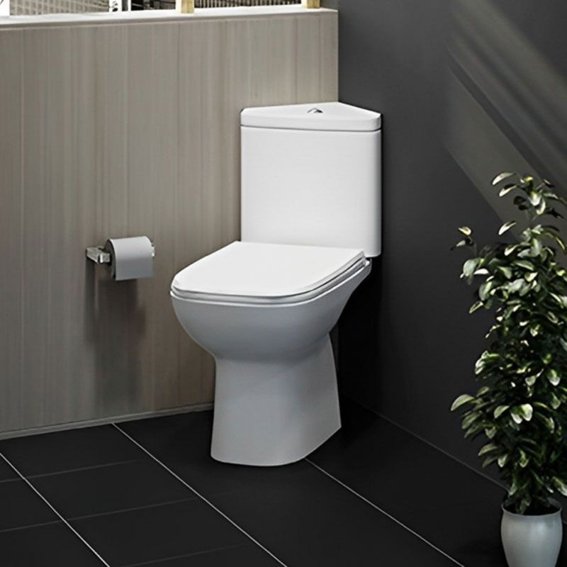 RAK Ceramics Origin Corner Full Access WC Pack with Cistern - White