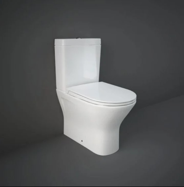 RAK Ceramics Resort Maxi Close Coupled Fully Back to Wall WC Pan - White