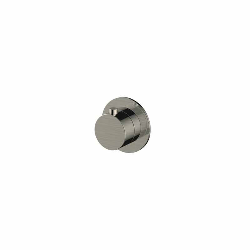 RAK Ceramics Petit Round Concealed Diverter; Dual Outlet (Brushed Nickel)