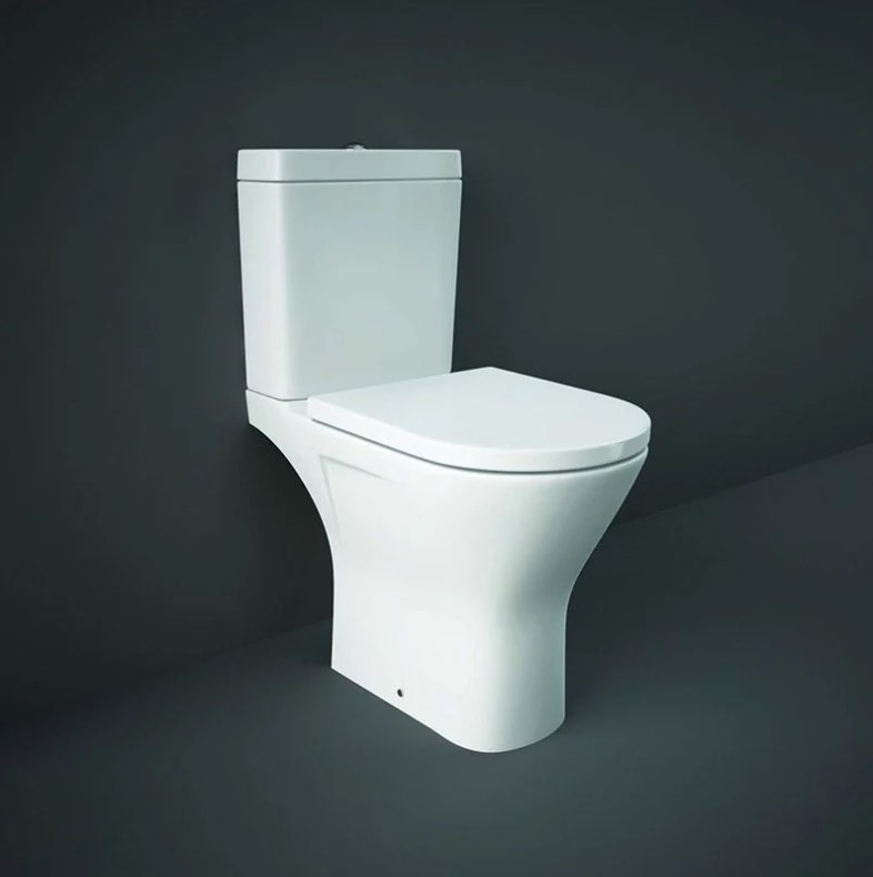 RAK Ceramics Resort Maxi Slimline Soft Close Urea Toilet Seat & Cover - White