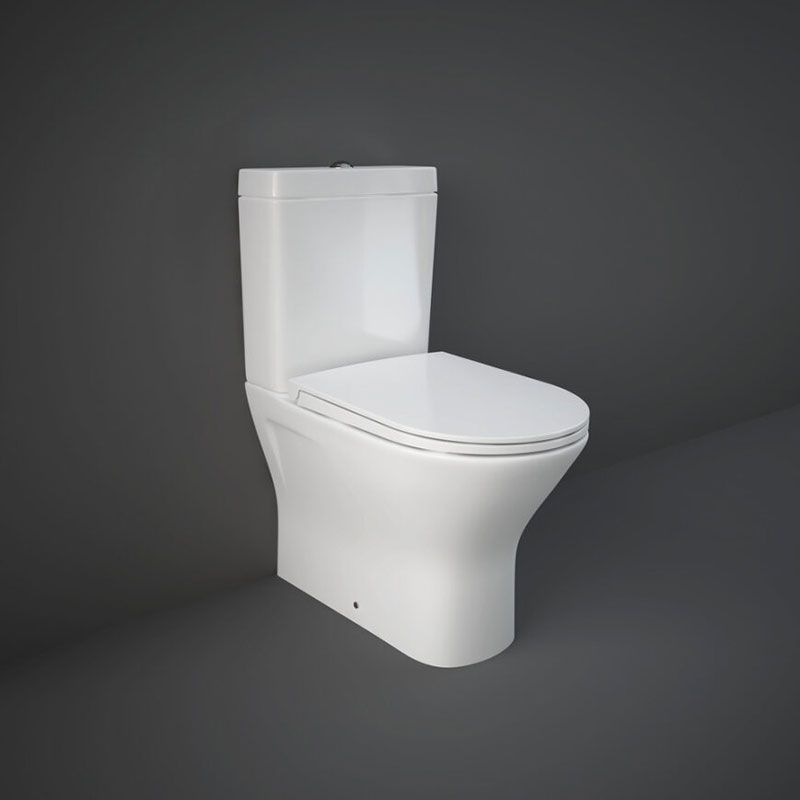 RAK Ceramics Resort Mini Quick Release Sandwich Soft Close Toilet Seat & Cover - White