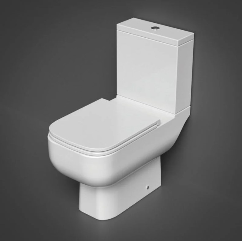 RAK Ceramics Series 600 Quick Release Slim Toilet Seat & Cover - White