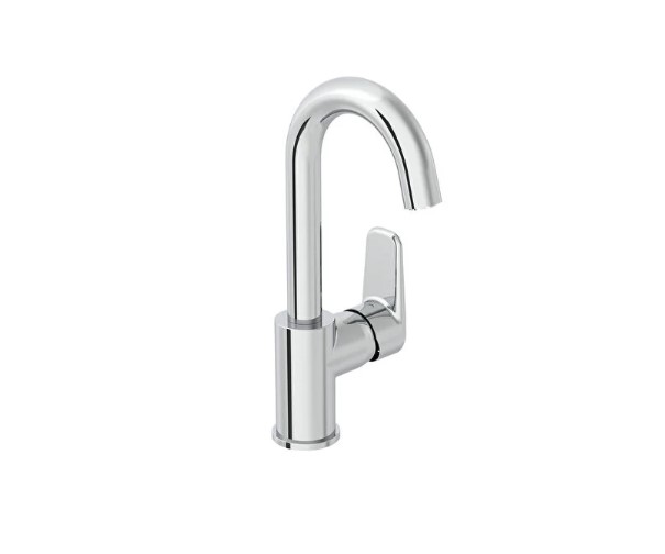 Vitra Flow Soft Basin Mixer with Swivel Spout, Chrome (A43160)
