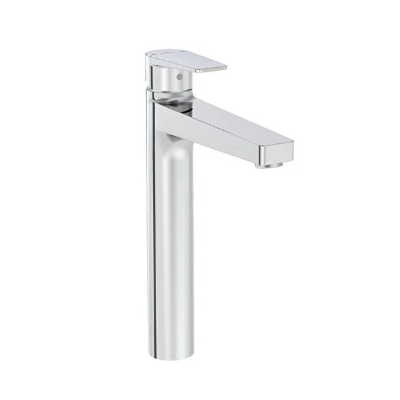 Vitra Flow Square Tall Basin Mixer for Bowls, Chrome (A42936)