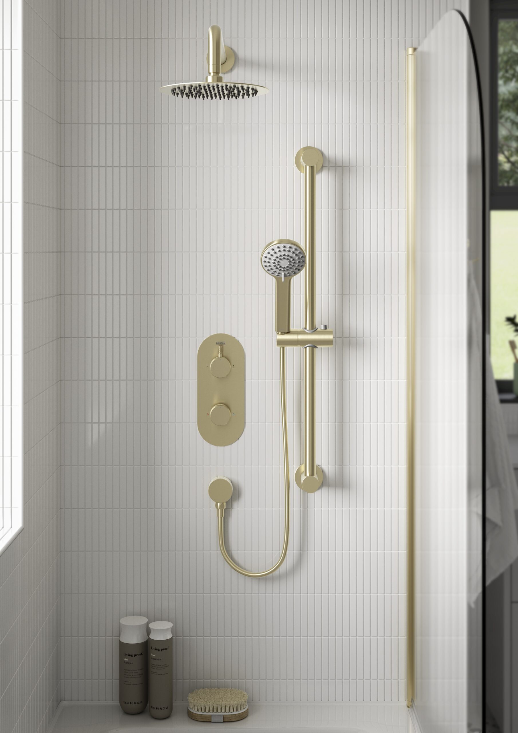 Bristan Molida Shower Pack Brushed Brass