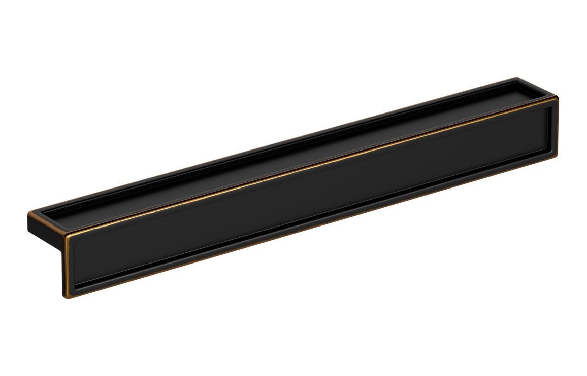 Opulent 177mm L-Shape Handle - Brushed Bronze
