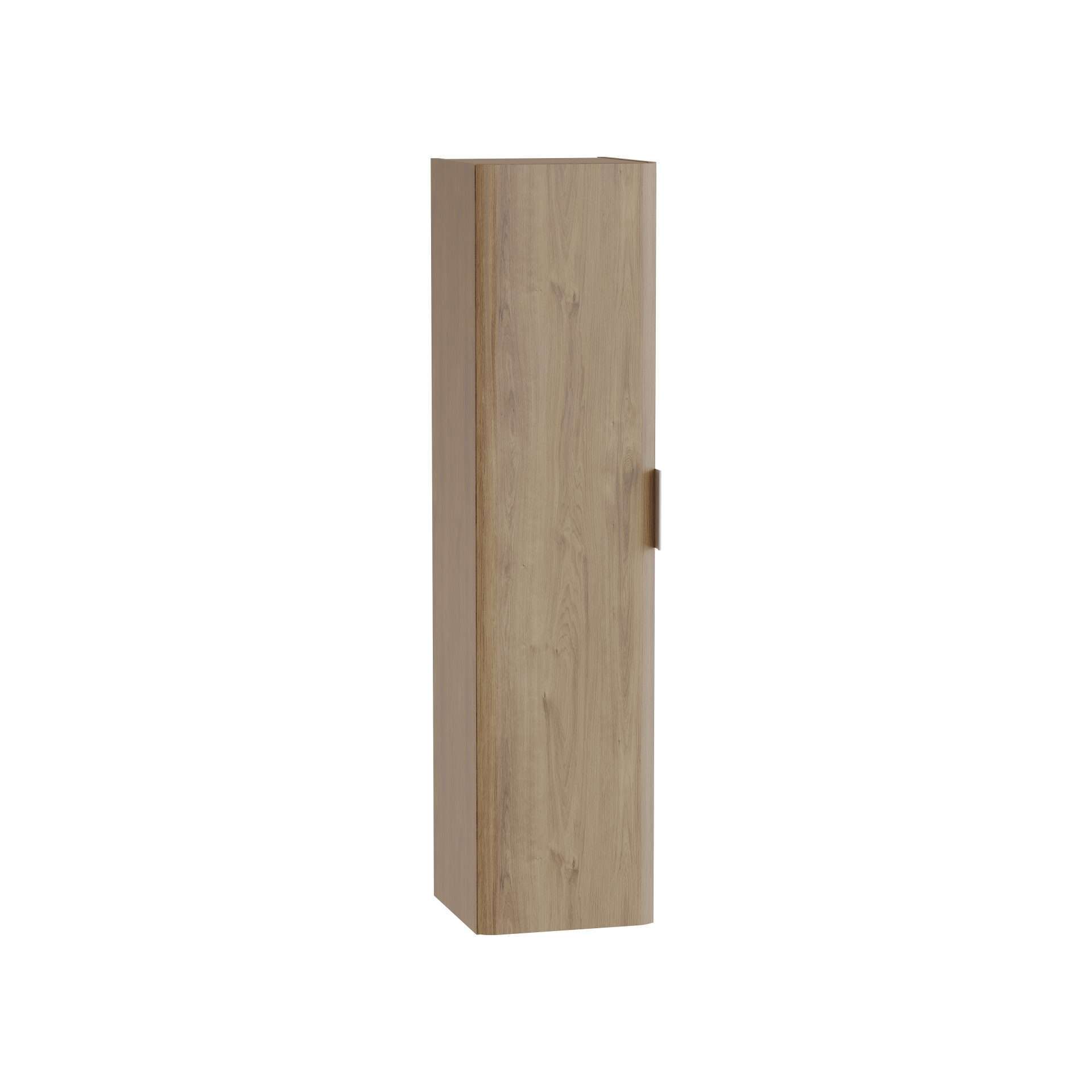 Vitra S20 Round Tall Unit 35 cm with one door Maple Oak