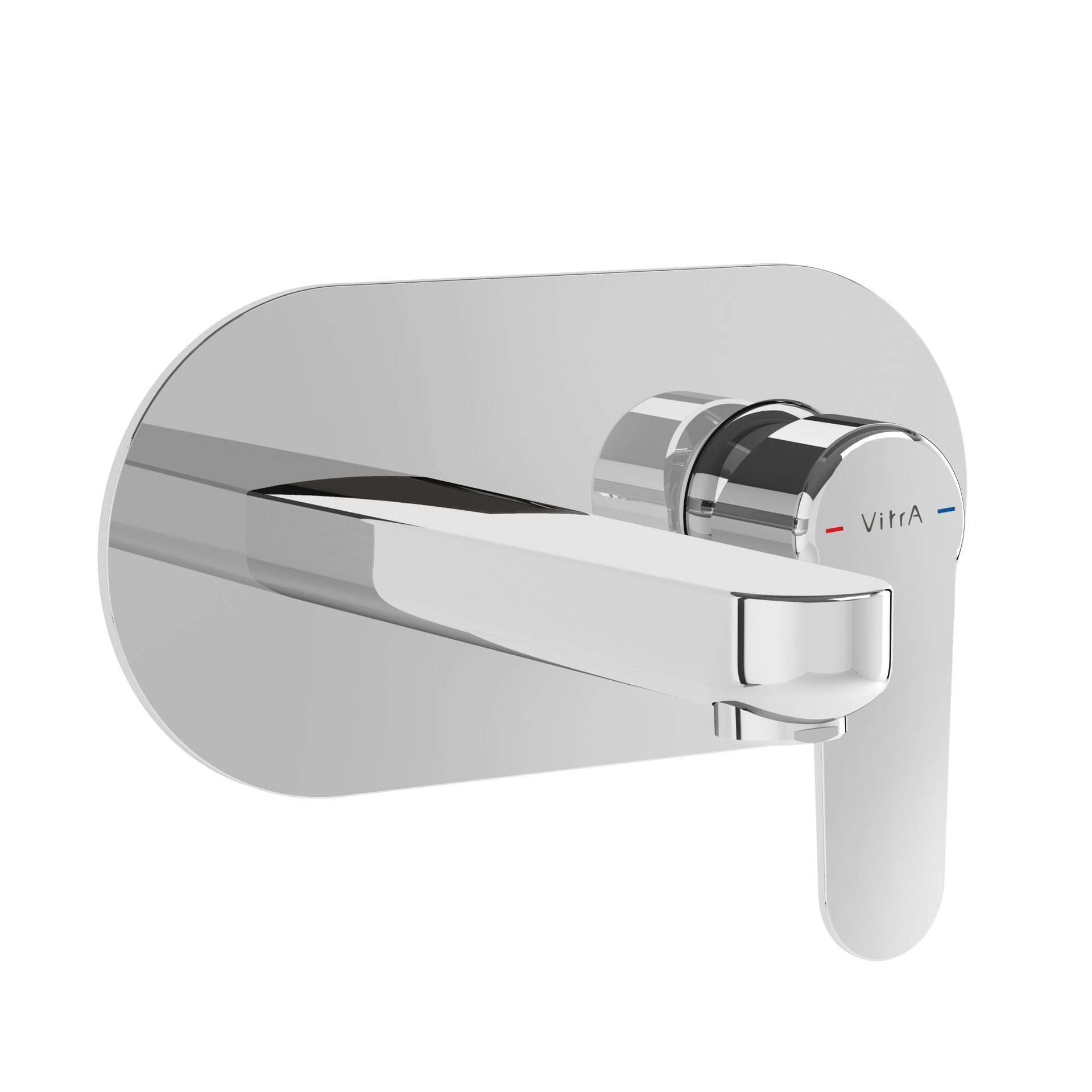 Vitra Root Round Built-In Basin Mixer, exposed part Chrome