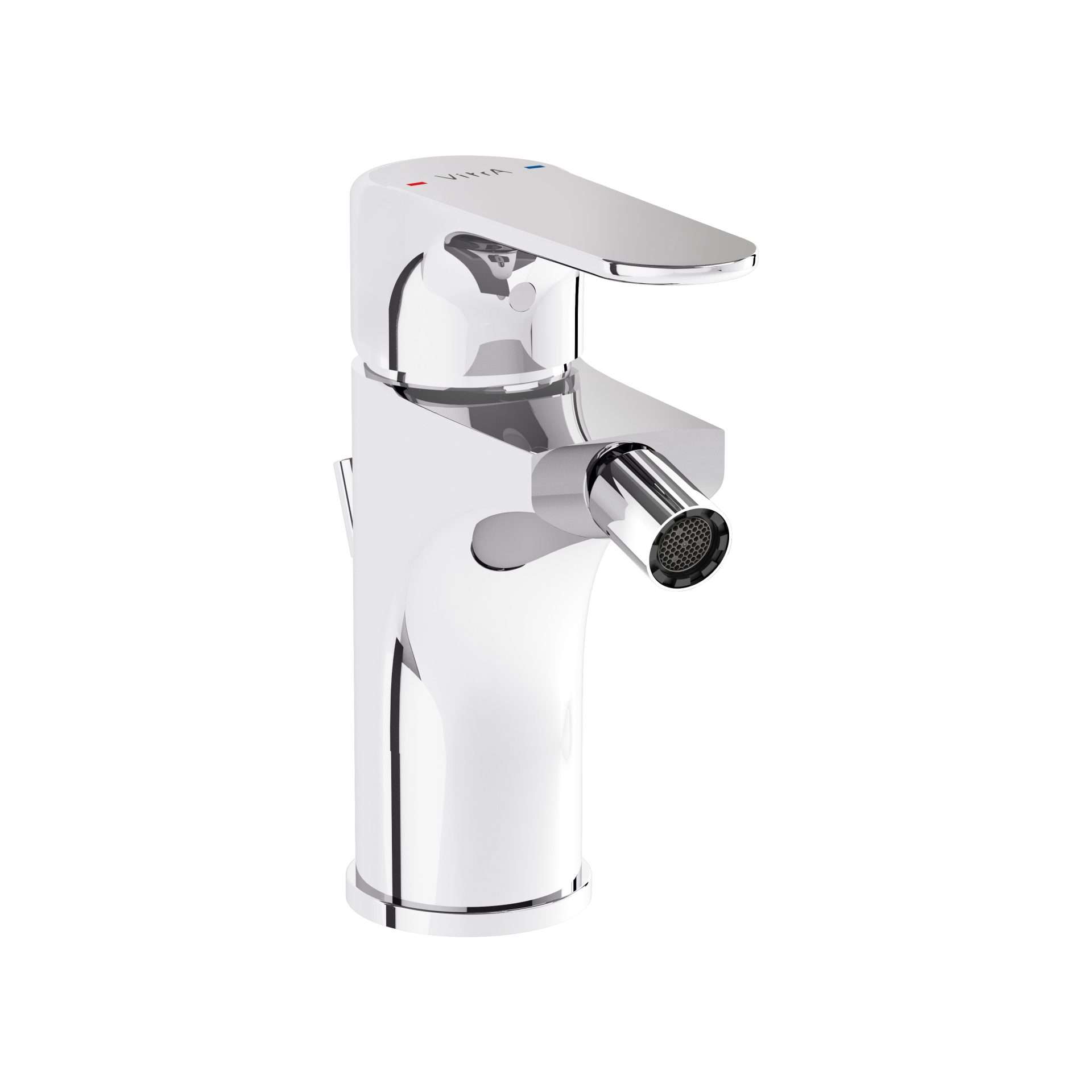 Vitra Root Round Bidet Mixer Chrome