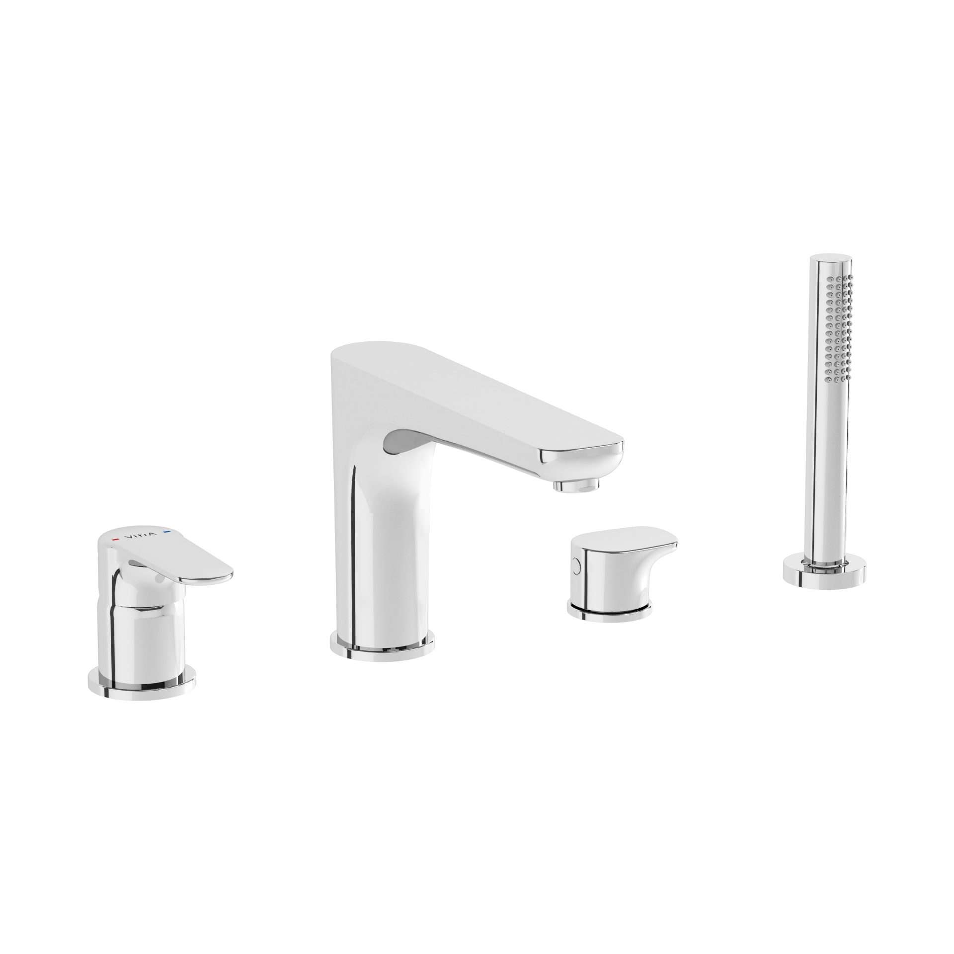 Vitra Root Round Bath Mixer Chrome