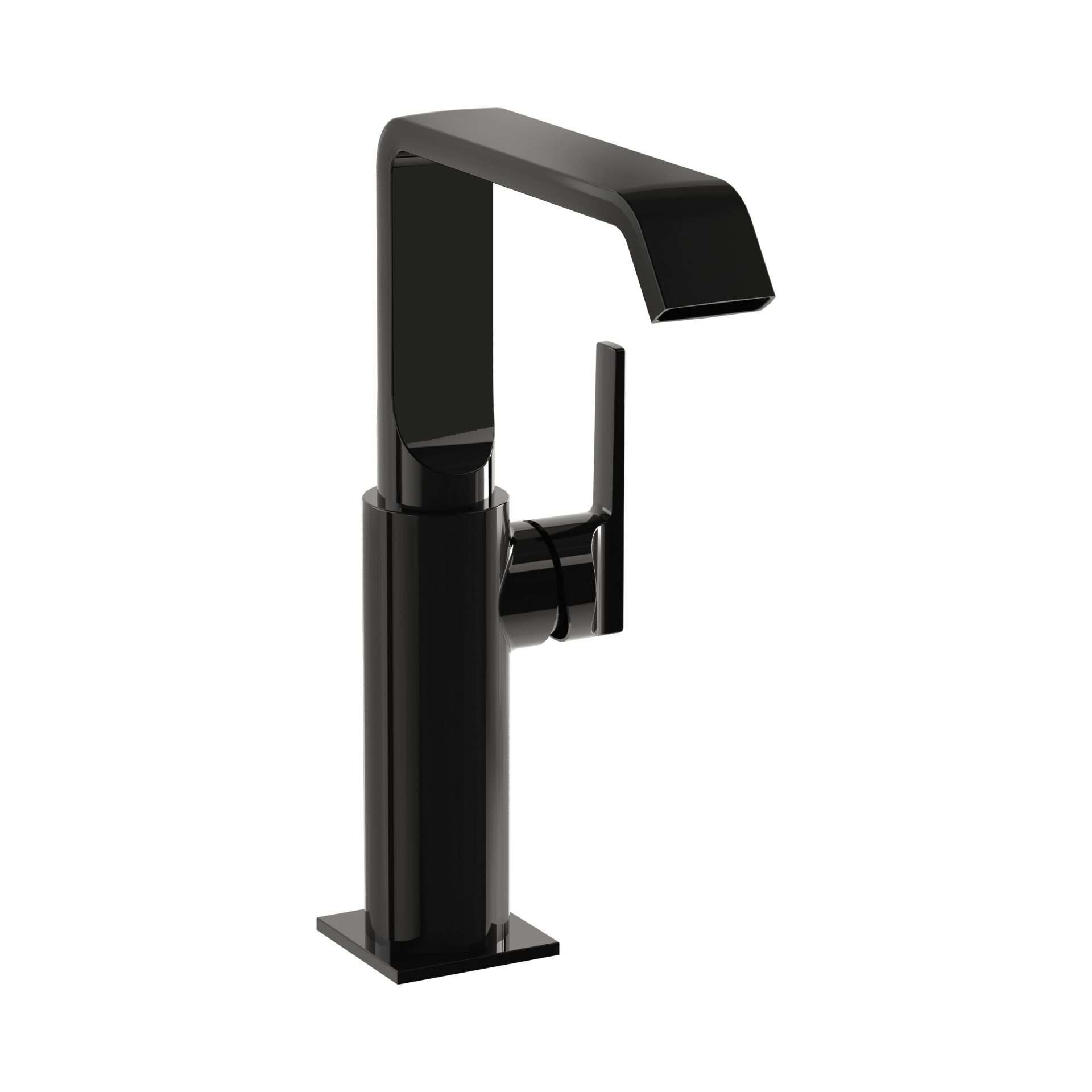 Vitra Suit Basin Mixer with side handle for bowls Gloss Black