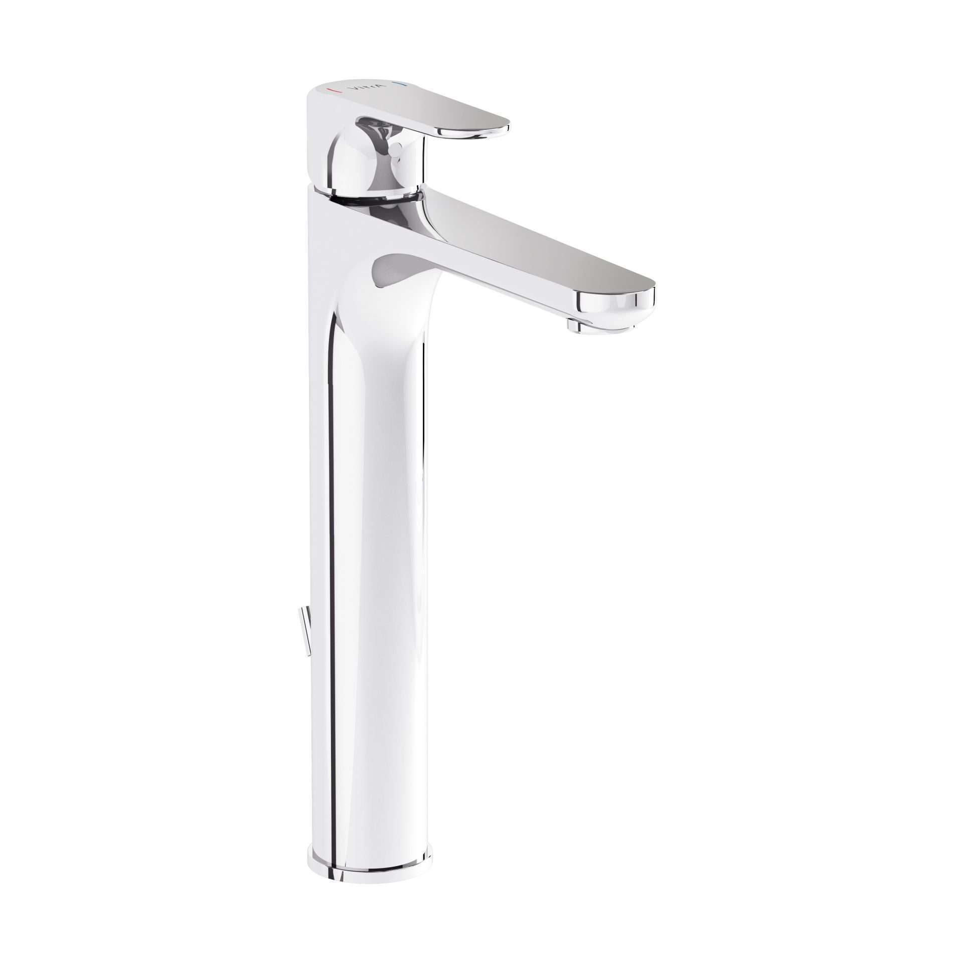 Vitra Root Round Basin Mixer With Pop-Up Chrome