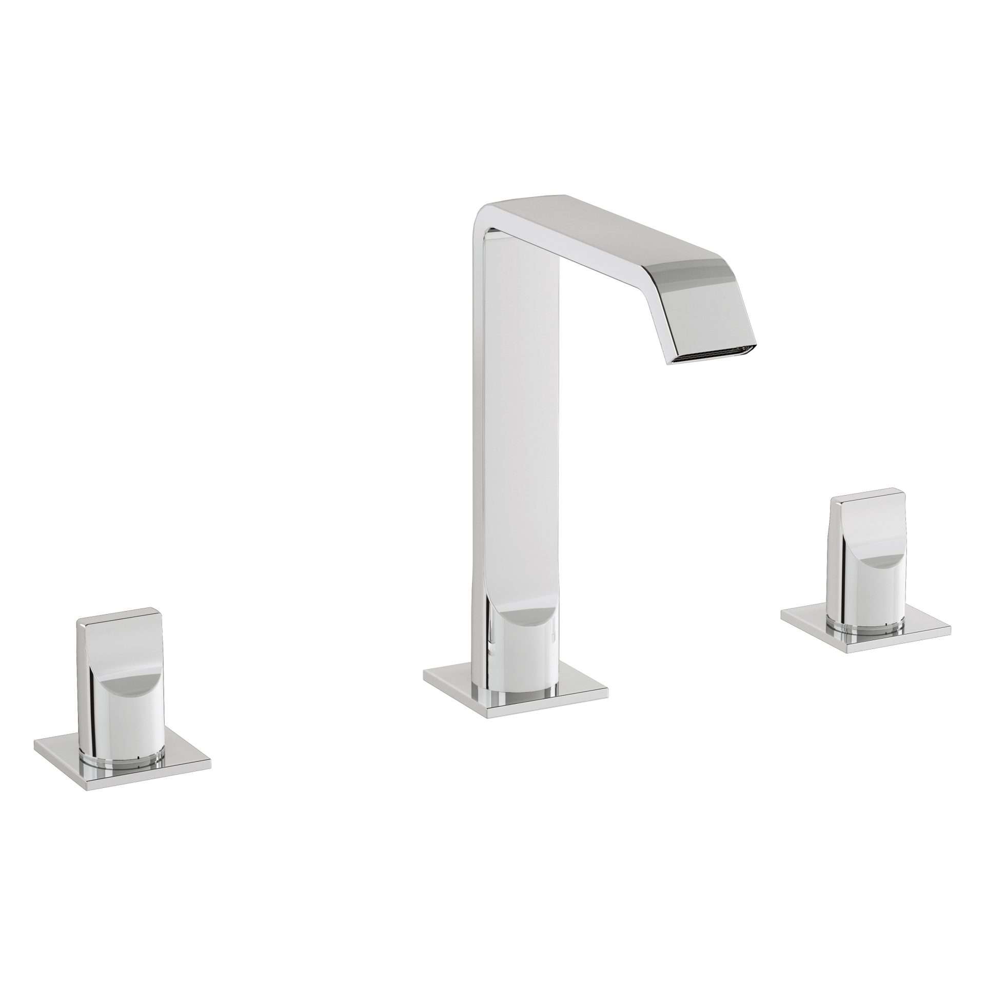 Vitra Suit Deck-Mounted 3TH Basin mixer Chrome