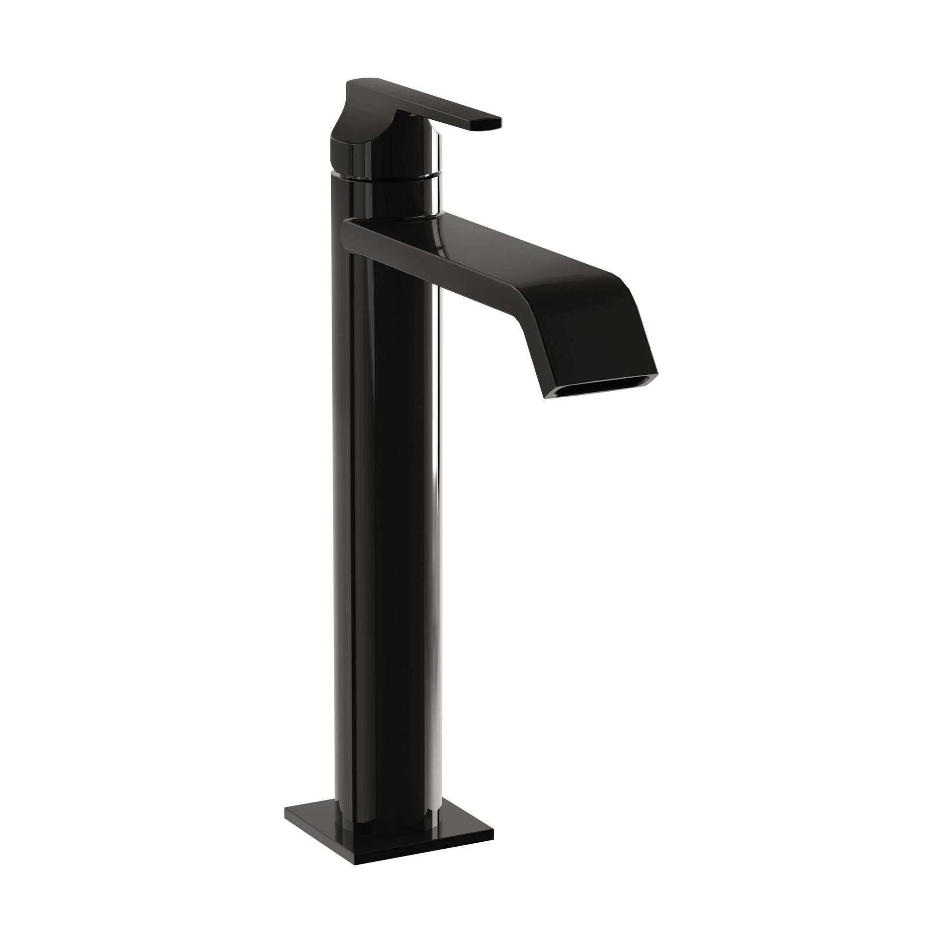 Vitra Suit Basin Mixer with top handle for bowls Gloss Black